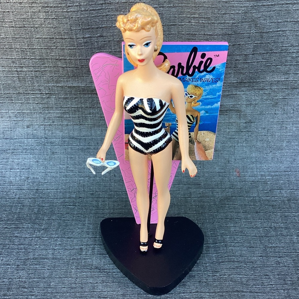 Enesco From Barbie With Love 1994 Original Swimsuit 1959 Figurine 113700 Vintage